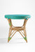 QI Popsicle Cane Table and Chairs Set - Chair: W: 17’’ D: 18’’ H: 38’’ SH: 19’’ Table: Dia: 25’’ H: 25’’ / Yellow