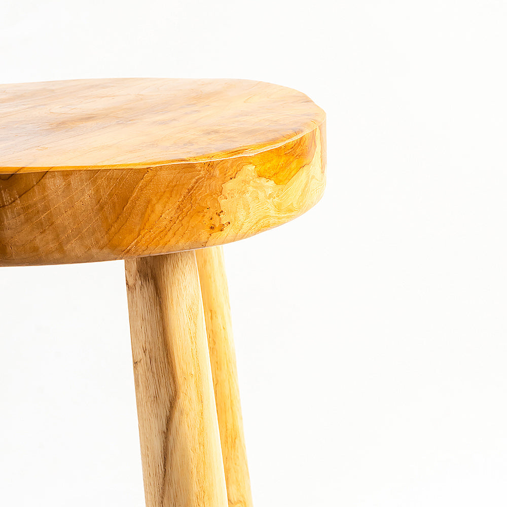 Raft Bar Stool - 35x35x80 In cm / Teak Wood - Outdoor Furniture