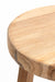 Raft Round Stool - 33x33x46 In cm / Teak Wood - Indoor Furniture
