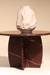 Raio Indian Roso Side Table - L:55.88 x W:55.88 x H:35.56 In Cms / Red / Marble - Indoor Furniture