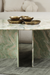 Raio Pista Coffee Table - L:101.6 x W:101.6 x H:40.64 In Cms / Green / Marble - Indoor Furniture