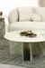Raio Pista Coffee Table - L:101.6 x W:101.6 x H:40.64 In Cms / Green / Marble - Indoor Furniture