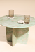 Raio Pista Side Table - L:55.88 x W:55.88 x H:35.56 In Cms / Green / Marble - Indoor Furniture