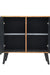 Rake Storage Cabinet - Grey Matt Finish / Plywood and teak wood / L: 32’’ W: 15’’ H: 32’’; Leg Height: 8’’; L: 30’’ W: