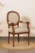 Ramnant Dining Chair - Teak / Teakwood, fabric / L: 23’’ W: 24’’ H: 37’’; Seat Height: 18’’ - Furniture