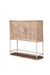 Rattan Table Lamp - Natural / Teakwood, iron and cane / L: 15’’ W: 6’’ H: 16.5’’ - Lighting