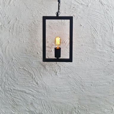Rectangle Frame Industrial Ceiling Pendant Lighting