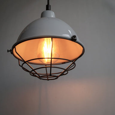 Retro Modern Grey Pendant Industrial Lighting Fixture