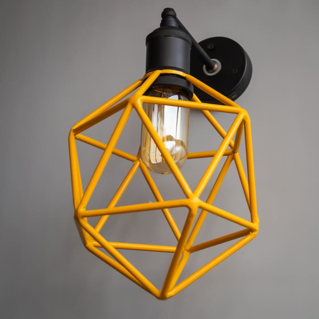 Ridgemont Geometric Yellow Wallchiere