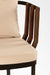 Rio Bar Chair - L: 20’’ B: 20’’ H: 39’’ SH: 30’’ / Brown Black & Beige / Mild Steel Acacia Wood and Upholstery - Indoor