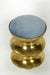 Ripple stool - Gold / Aluminium / 12’’ x 12’’ x 15’’ - Indoor Furniture
