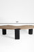 Riverbend Coffee Table - L:68x W:29 x H:17.5 In inches / Mango Wood Top and Pine Wood Base / Black - Indoor Furniture