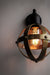 Riveted Antique Gold Wall Light Fixture Mid-Century Interior