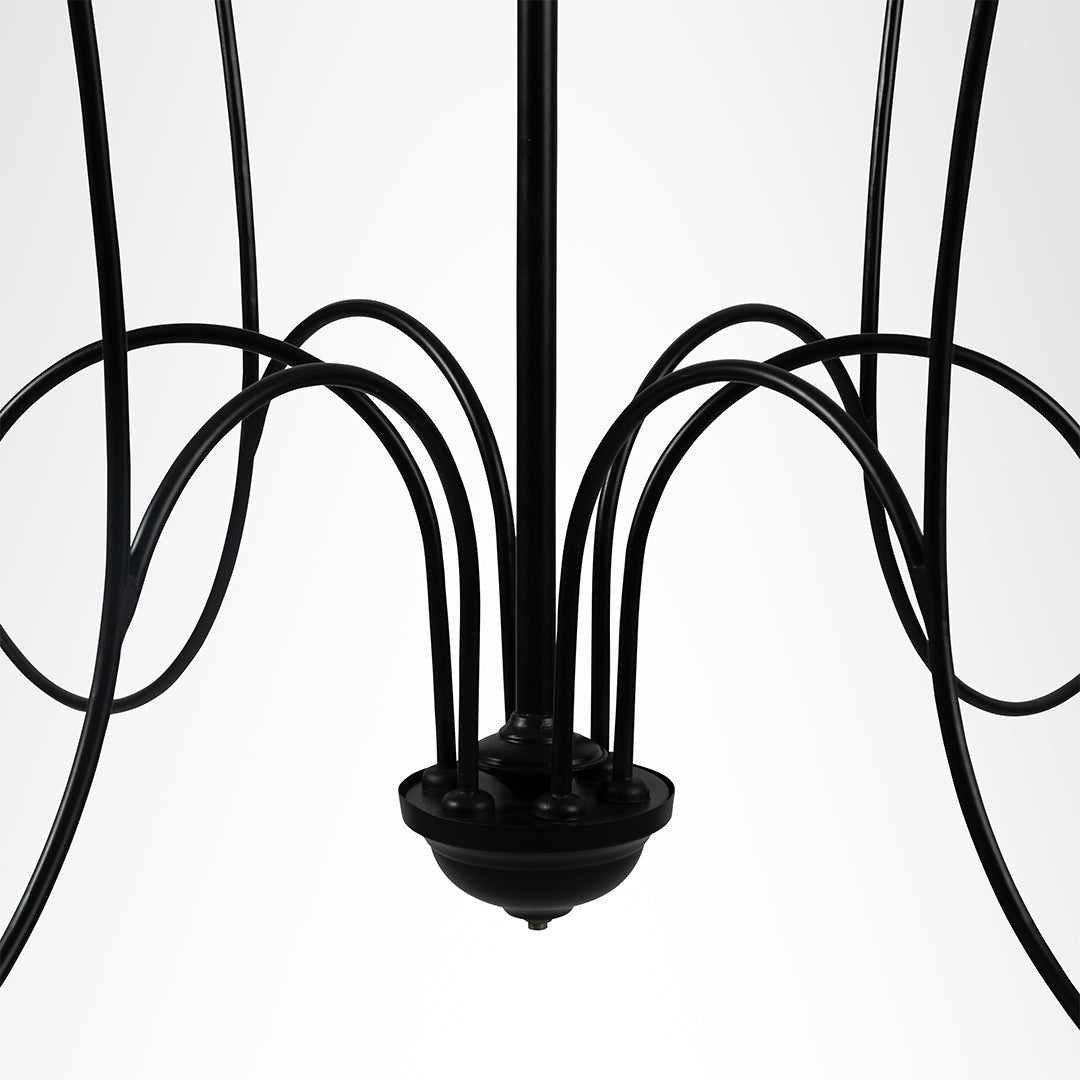 Coral Chandelier - Matte Black / Iron / 48’’Wx 48’’H - Lighting