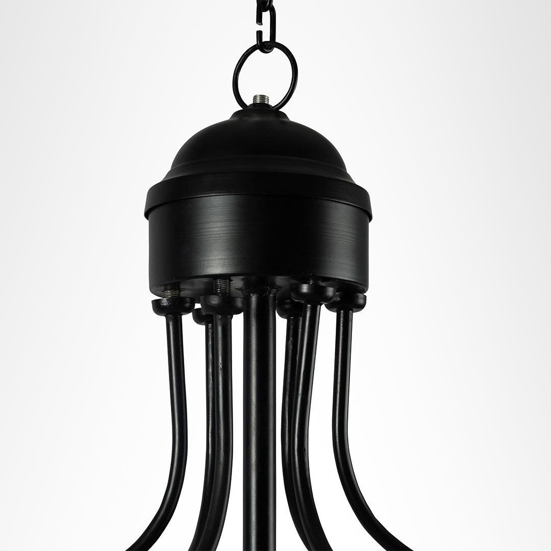 Coral Chandelier - Matte Black / Iron / 48’’Wx 48’’H - Lighting
