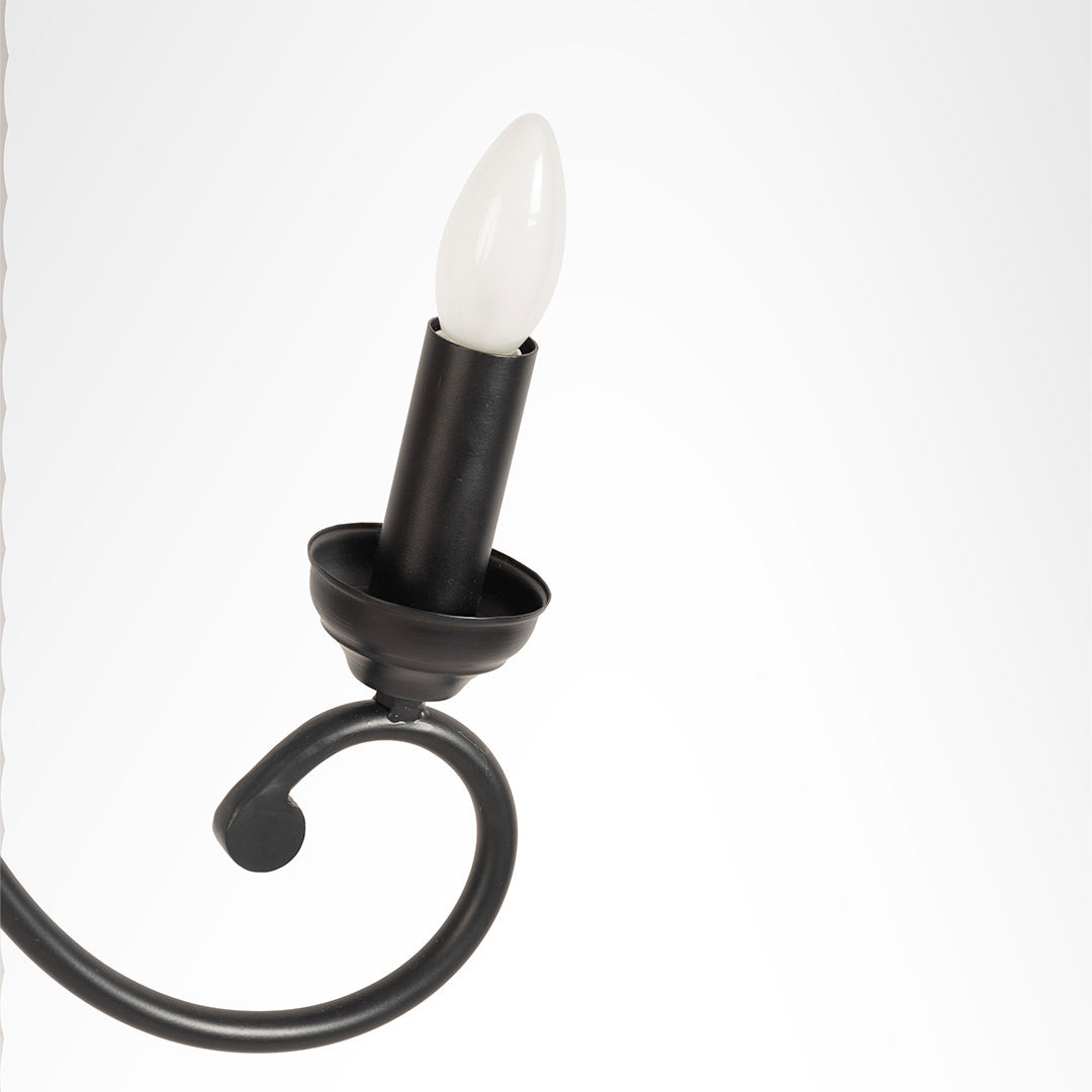 Riviera Pendant Lamp - Matte Black / Iron / 18’’Dia x 18’’H - Lighting