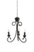 Riviera Pendant Lamp - Matte Black / Iron / 18’’Dia x 18’’H - Lighting