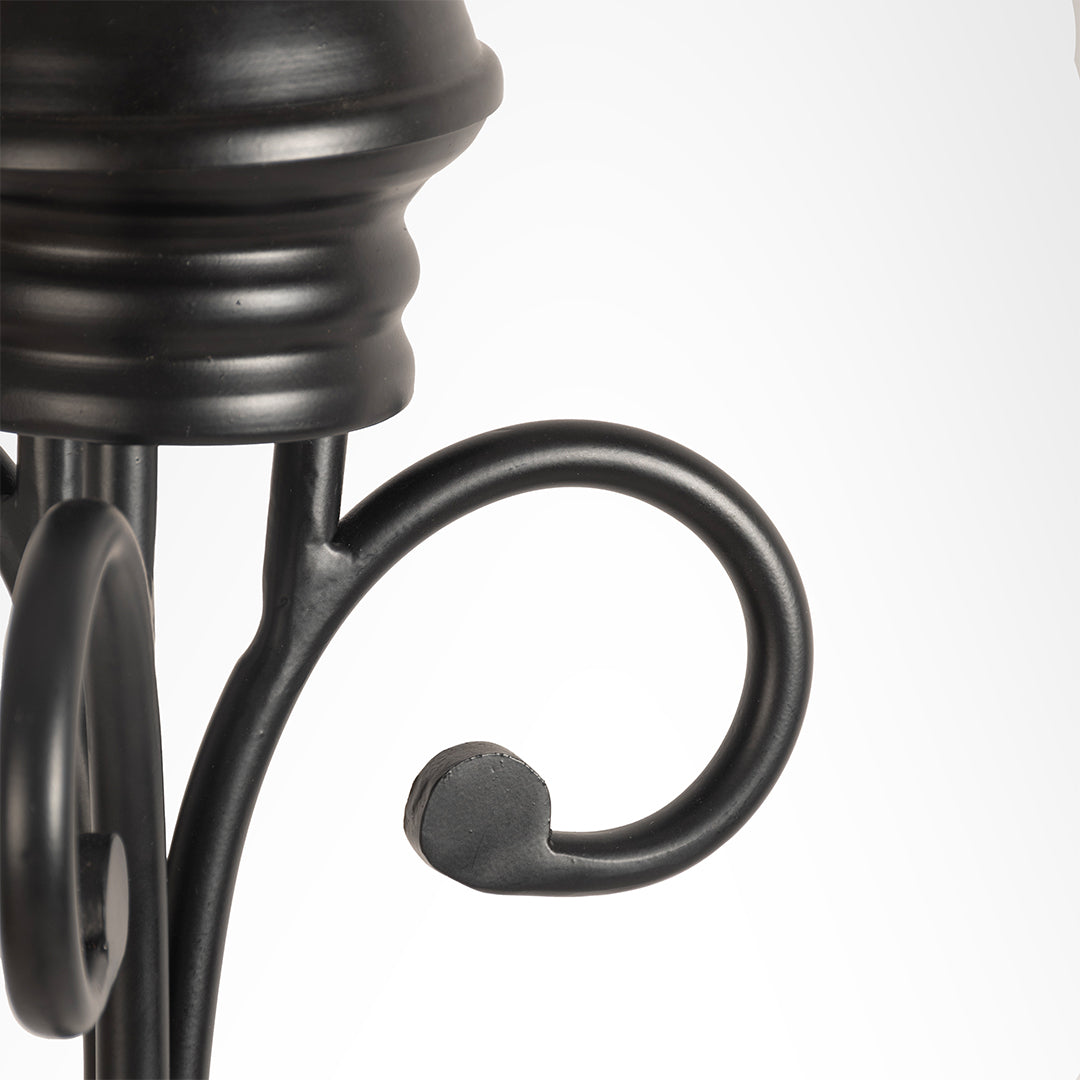 Riviera Pendant Lamp - Matte Black / Iron / 18’’Dia x 18’’H - Lighting