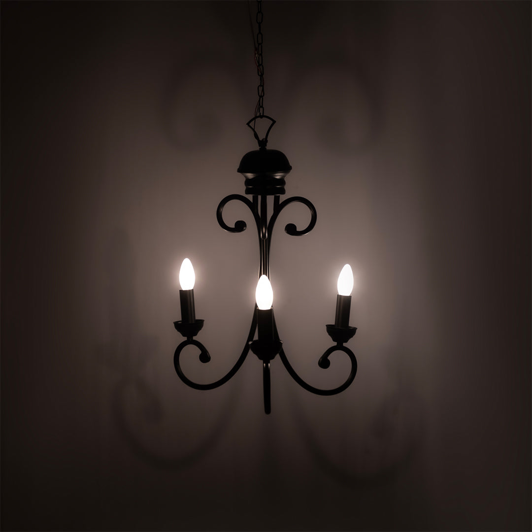 Riviera Pendant Lamp - Matte Black / Iron / 18’’Dia x 18’’H - Lighting