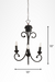 Riviera Pendant Lamp - Matte Black / Iron / 18’’Dia x 18’’H - Lighting