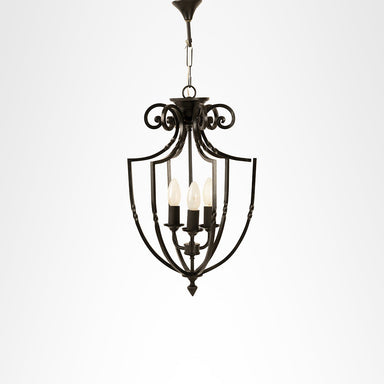 Riviera Pendant Light 03 - Matte Black / Metal / Dia: 13’’ H: 24’’ - Lighting