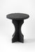 Roche Side Table - Black / Black Limestone / Dia: 16’’ H: 18.5’’ - Indoor Furniture