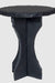 Roche Side Table - Black / Black Limestone / Dia: 16’’ H: 18.5’’ - Indoor Furniture
