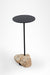 Rock Side Table - Black / Dia: 11’’ H:24 ’ / Mild Steel and Granite - Indoor Furniture