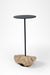 Rock Side Table - Black / Dia: 11’’ H:24 ’ / Mild Steel and Granite - Indoor Furniture