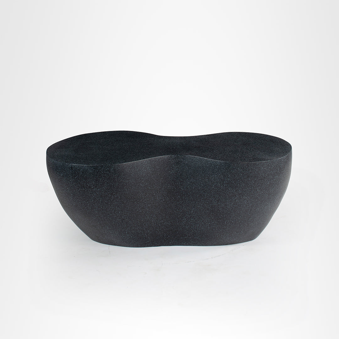 Rockboulder Bench & Table - L-W:48’’ D:19.5’’ H: 19 / Black Granite / FRP