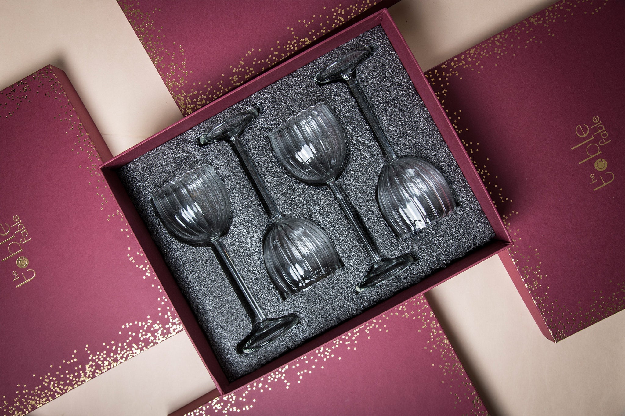 Rose Glass Gift Box - Decor