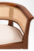 Ruby Lounge Chair - W: 27.5’’ D: 22.5’’ H: 29’’ SH: 18’’ / Light Walnut and Beige / Acacia Wood Natural Cane