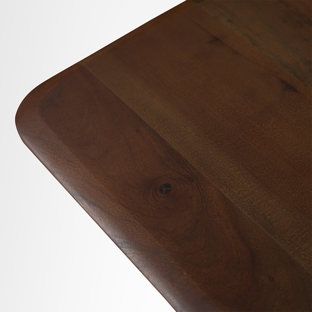 Rune Dining Table - Walnut / Mango Wood / L: 80’’ B: 39’’ H: 29’’ - Indoor Furniture