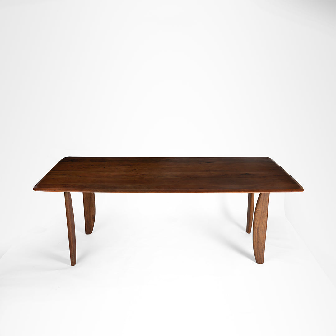 Rune Dining Table - Walnut / Mango Wood / L: 80’’ B: 39’’ H: 29’’ - Indoor Furniture