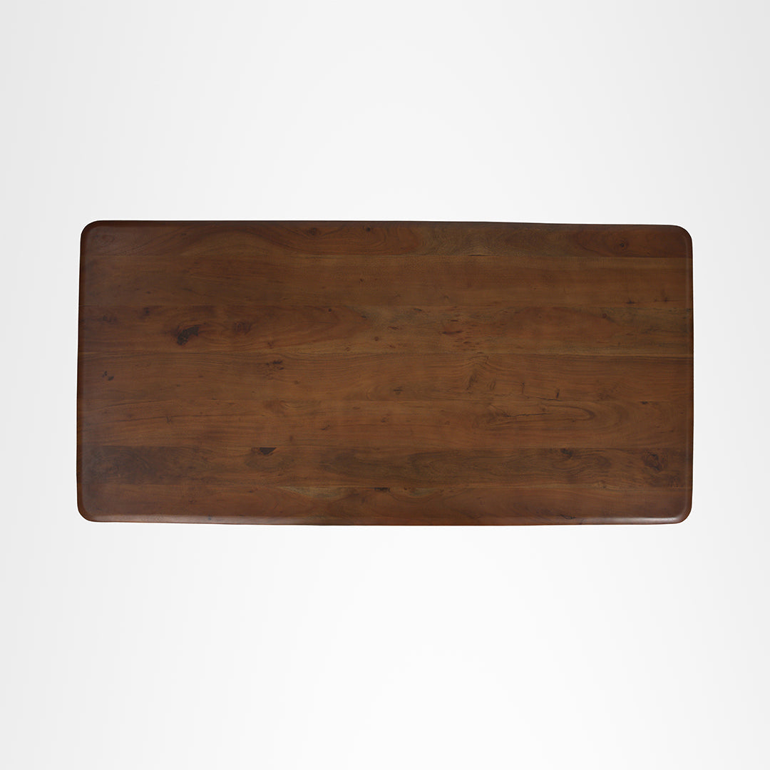 Rune Dining Table - Walnut / Mango Wood / L: 80’’ B: 39’’ H: 29’’ - Indoor Furniture