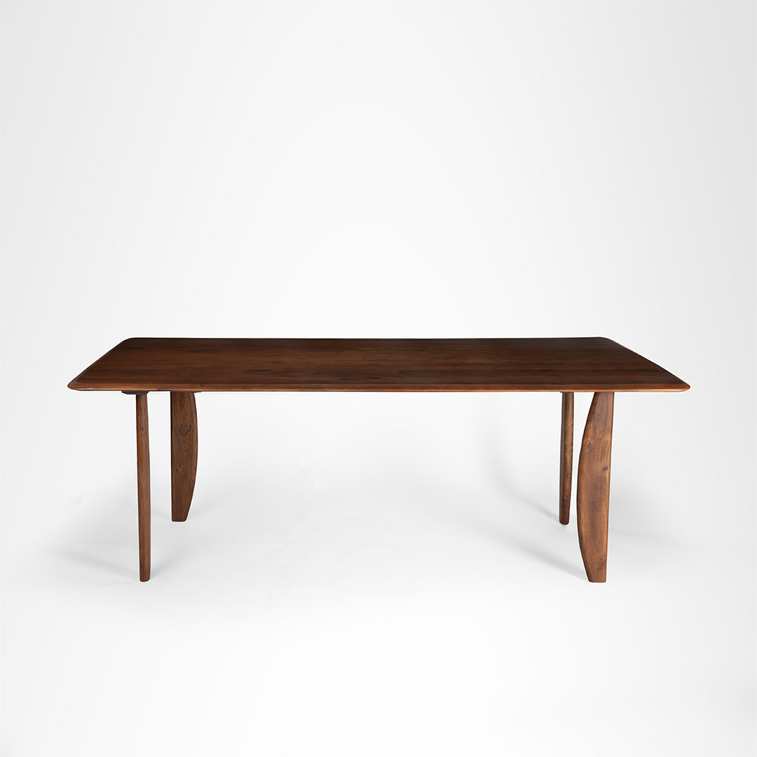 Rune Dining Table - Walnut / Mango Wood / L: 80’’ B: 39’’ H: 29’’ - Indoor Furniture