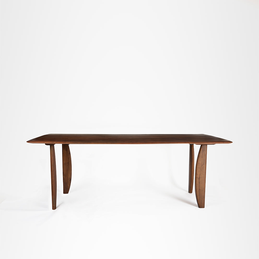 Rune Dining Table - Walnut / Mango Wood / L: 80’’ B: 39’’ H: 29’’ - Indoor Furniture