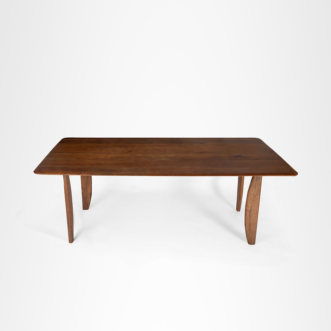 Rune Dining Table - Walnut / Mango Wood / L: 80’’ B: 39’’ H: 29’’ - Indoor Furniture