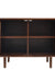 Rush Weave Teak Colour Storage Cabinet - Teak Matte Finish / Plywood, teak veneer, teak wood and jute / L: 38’’ W: 22’’