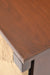Rush Weave Teak Colour Storage Cabinet - Teak Matte Finish / Plywood, teak veneer, teak wood and jute / L: 38’’ W: 22’’