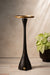 Rustic Metal Table - Black & Golden / 22 x W:22 x H:60 In Cms / Metal - Indoor Furniture