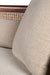 Sahara Teakwood 3 Seater Cane Sofa - Teak / Teak wood; Cane / L: 82’’ W: 33’’ H: 30’’; Seating Height: 18’’ - Furniture