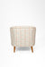 Sakura Lounge Chair - W: 31.5’’ D: 30’’ H: 31’’ SH: 16’’ / Cream / Fabric And Solid Beech Wood Legs - Indoor Furniture