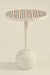 Sambhal side table - Ivory / Pigmented Bone & Aluminium / 40L X 40W X 52H In Cms - Indoor Furniture