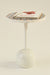 Sambhal side table - Ivory / Pigmented Bone & Aluminium / 40L X 40W X 52H In Cms - Indoor Furniture