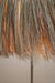 Savanna Floor Lamp - Dia 25” x H 63” / Brass plated Mild Steel, Black Marble, Raffia Shade - Floor Lamp