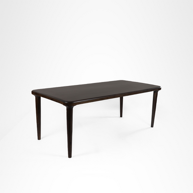 Scandi Dining Table - Dark Walnut / Mango Wood / L: 80’’ B: 39’’ H: 29’’ - Outdoor Furniture