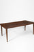Scandi Dining Table Set Of 6 - Walnut and Pink / Acacia Wood / Table (L: 80’’ B: 39’’ H: 29’’) & Chair (W: 20’’ D: 20’’