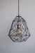 Scandinavian Design Trend - Geometric Industrial Decor Pendant Cage Lamp