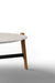 Schuster Chantilly Coffee Table - L:34’’ x B:34’’ x H:14’’ In Inches / Mirror Buffing Banswada White Top; Black Powder